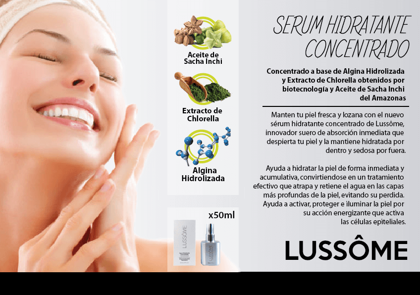 Productos Fuxion como donde comprar Lussome Serum hidratante concentrado suero efectivo